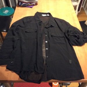 Sheer Blouse with Adjustable Sleeves